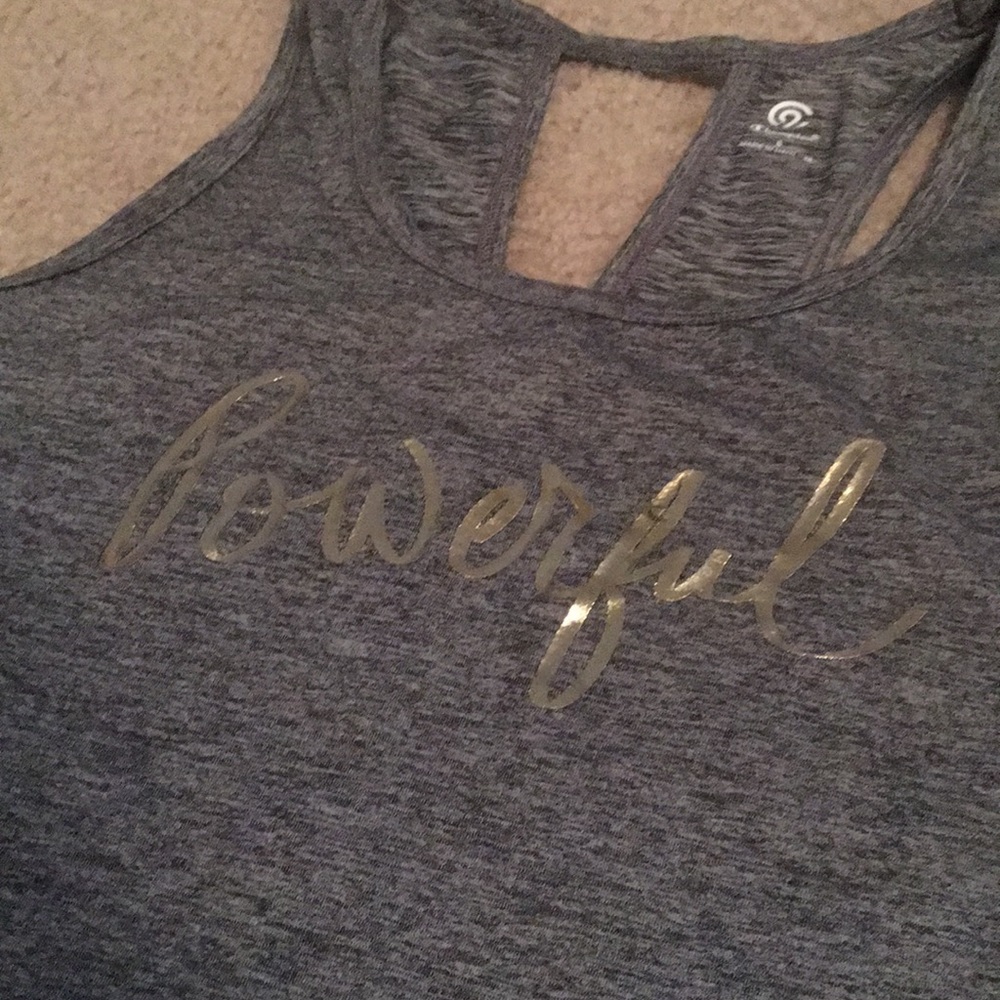 Grey Champion “Powerful” workout tank